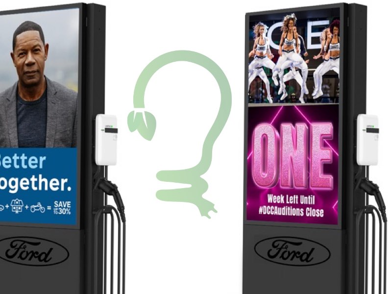 EV Media Ads Kiosk