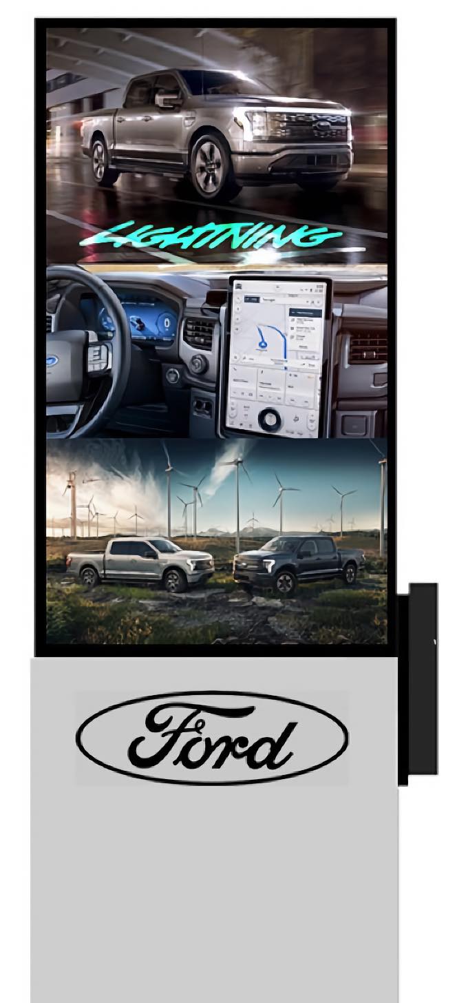 Ford Lightning Media Kiosk