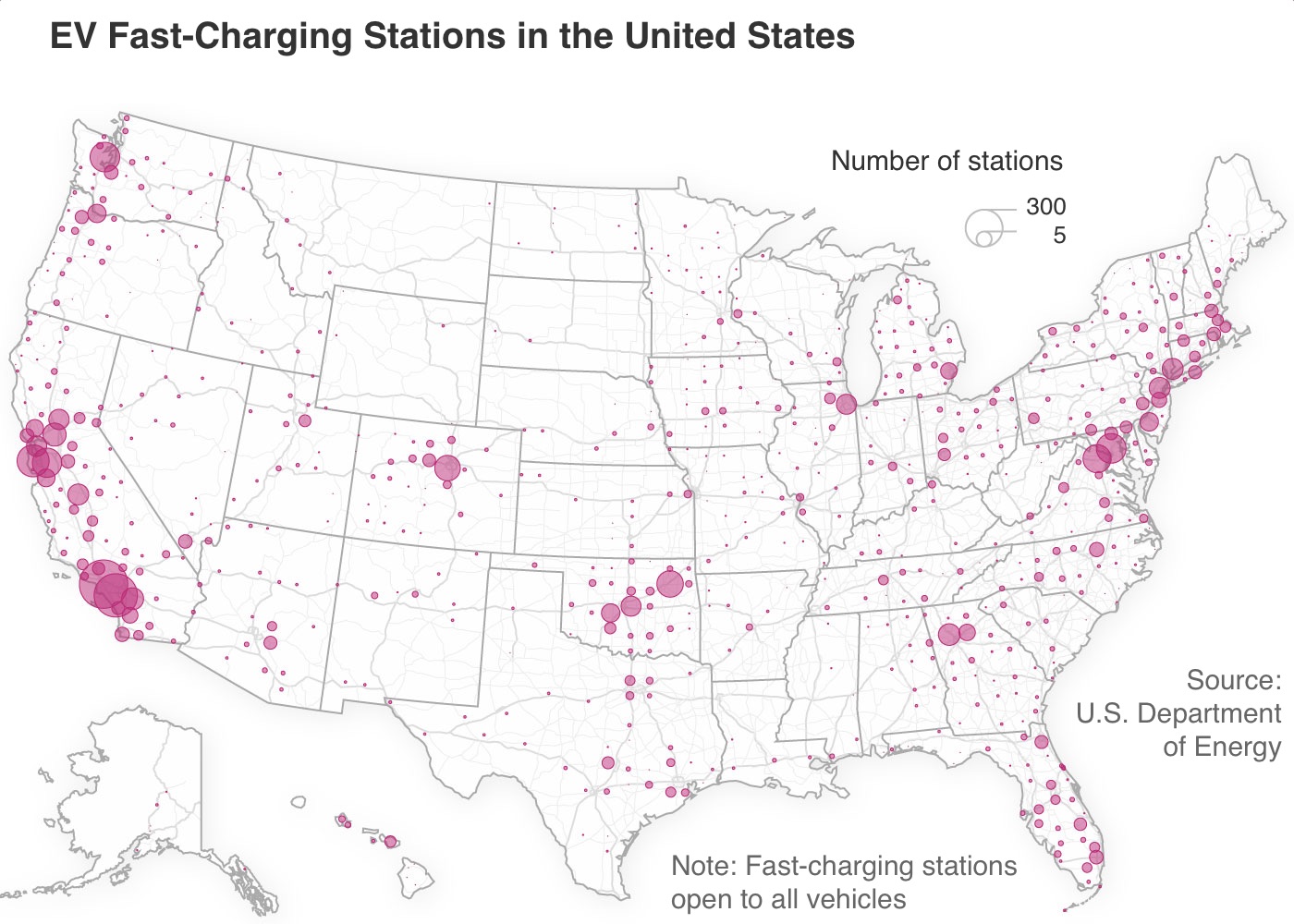 US EV Charger Map